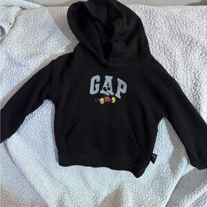 Disney Black Hoodie with Character Design